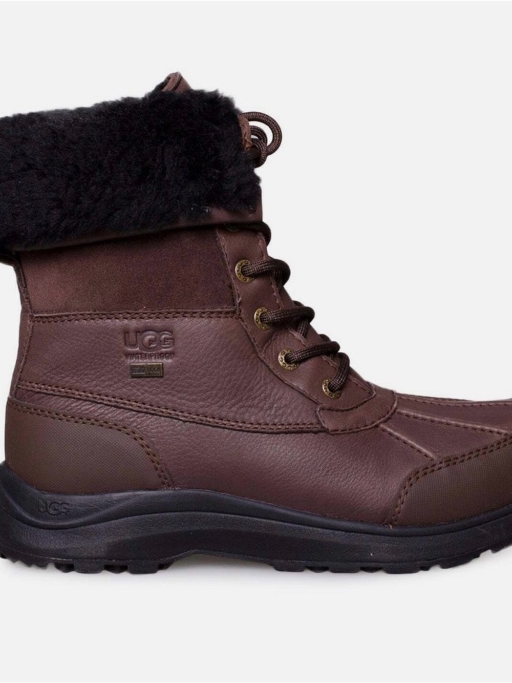 UGG Adirondack III Burnt Cedar Black Boots - Women's US size 6 EUR 37